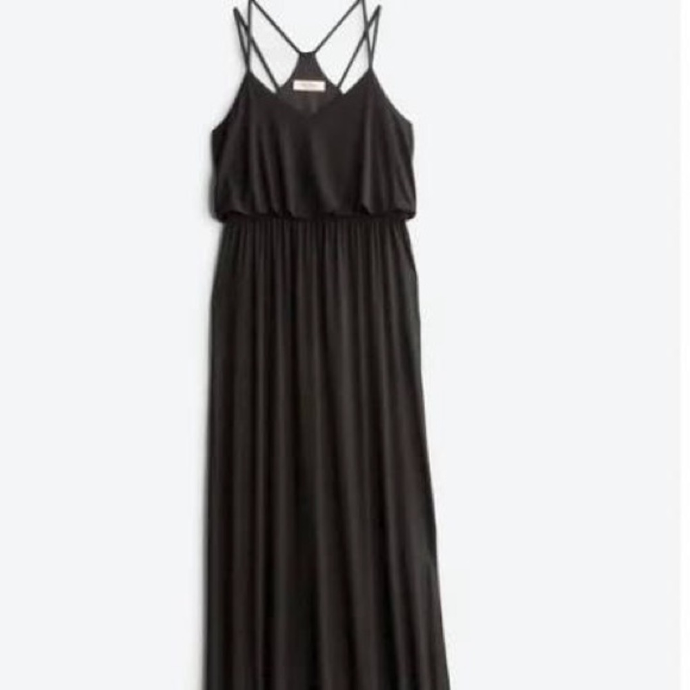 Papermoon Wendilyn Knit Maxi Dress - Black - Size XS
